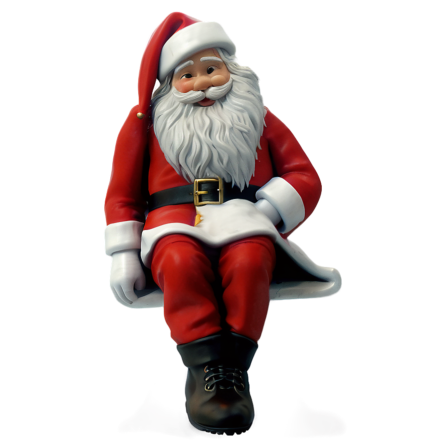 Santa And Christmas Stockings Png Cmw31 PNG image