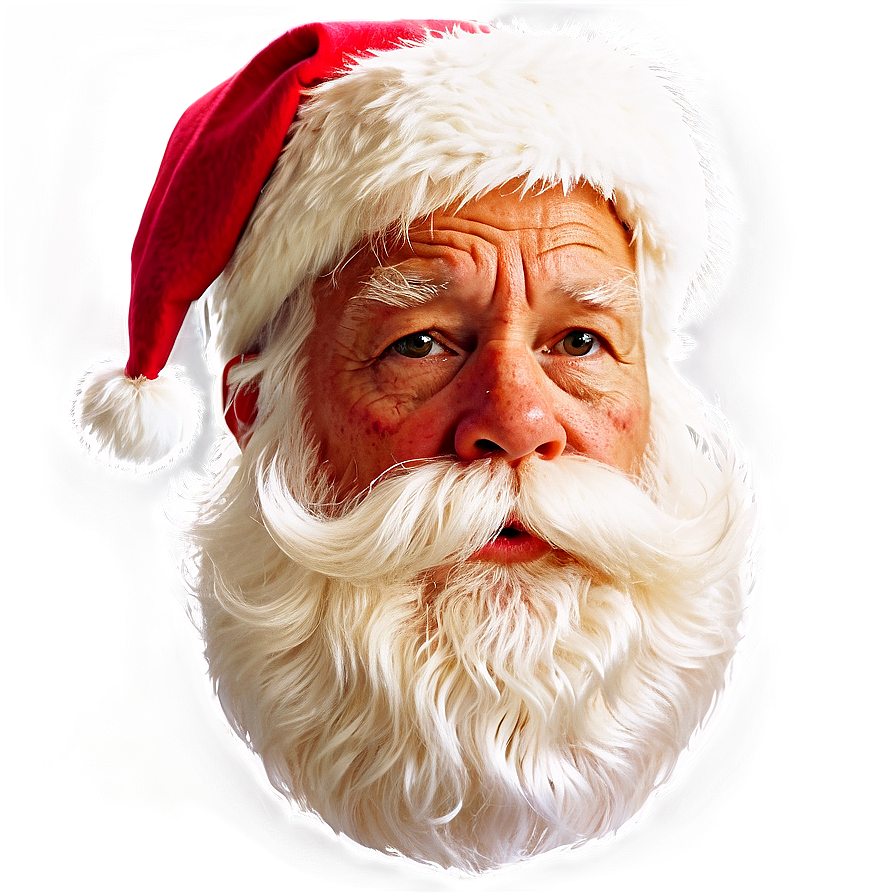 Santa Beard Silhouette Png 6 PNG image