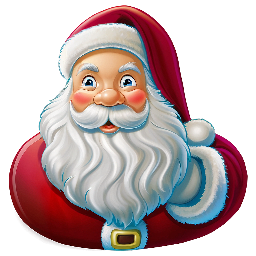 Santa Cartoon C PNG image