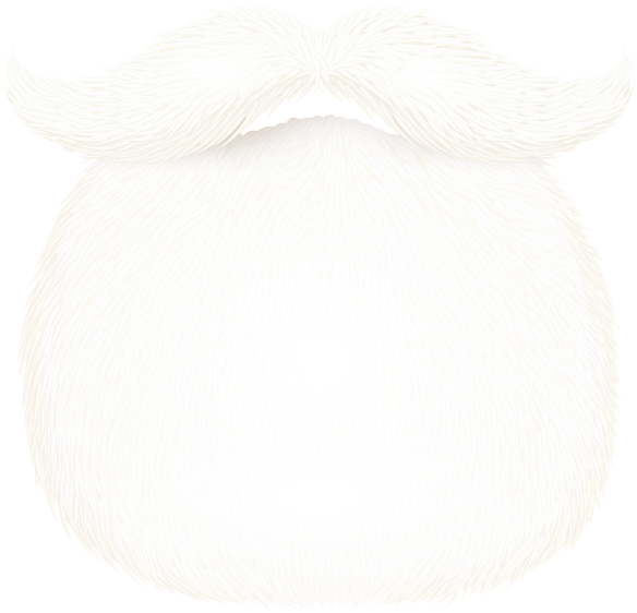 Santa Claus Beard Illustration.png PNG image