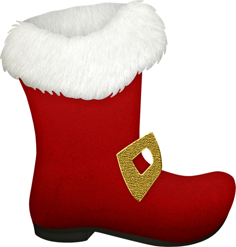 Santa Claus Boot Illustration PNG image