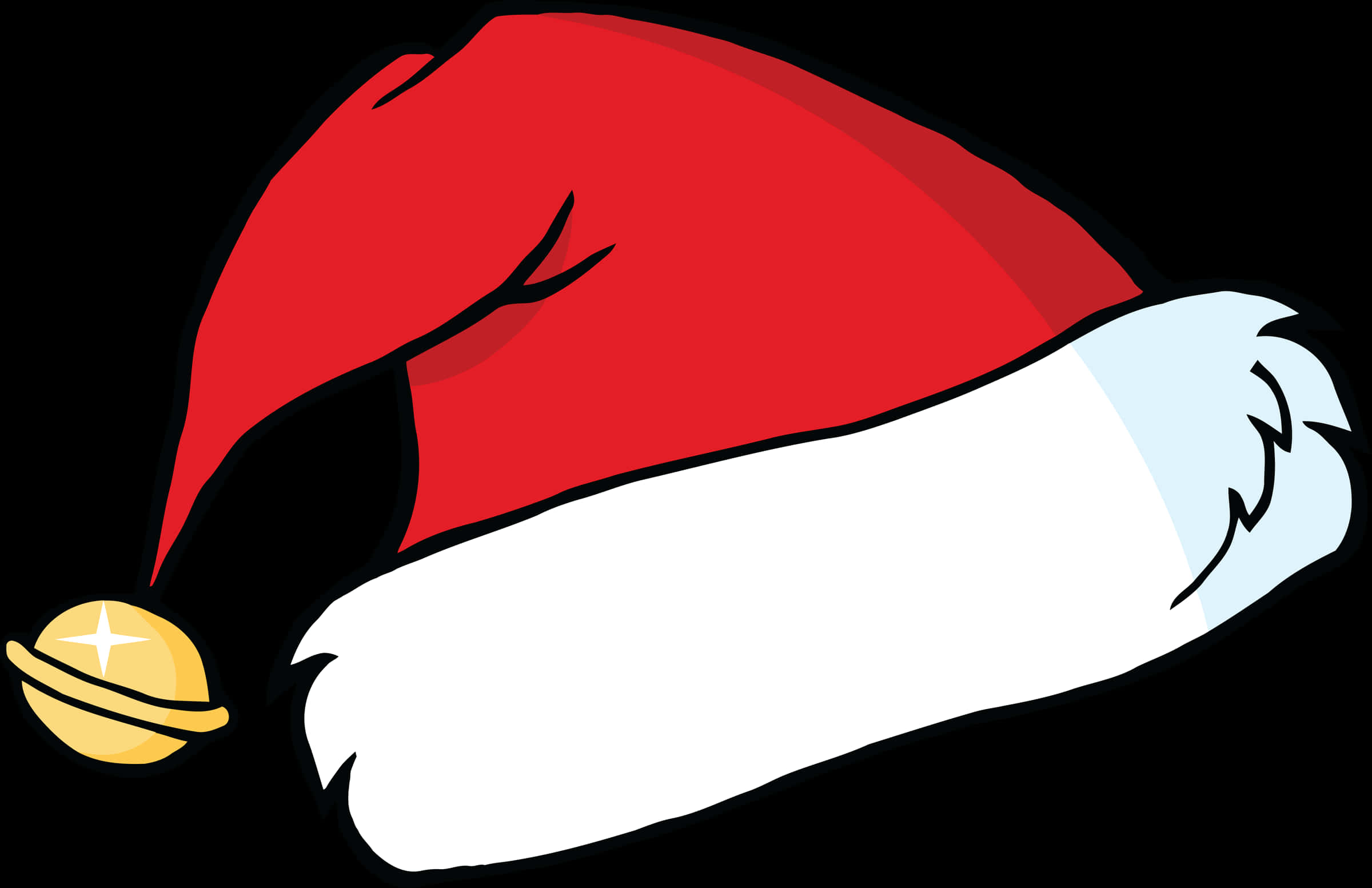 Santa Claus Hat Illustration PNG image