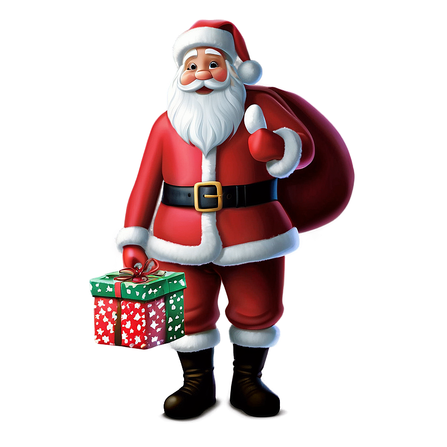 Santa Claus Holiday Png 06252024 PNG image