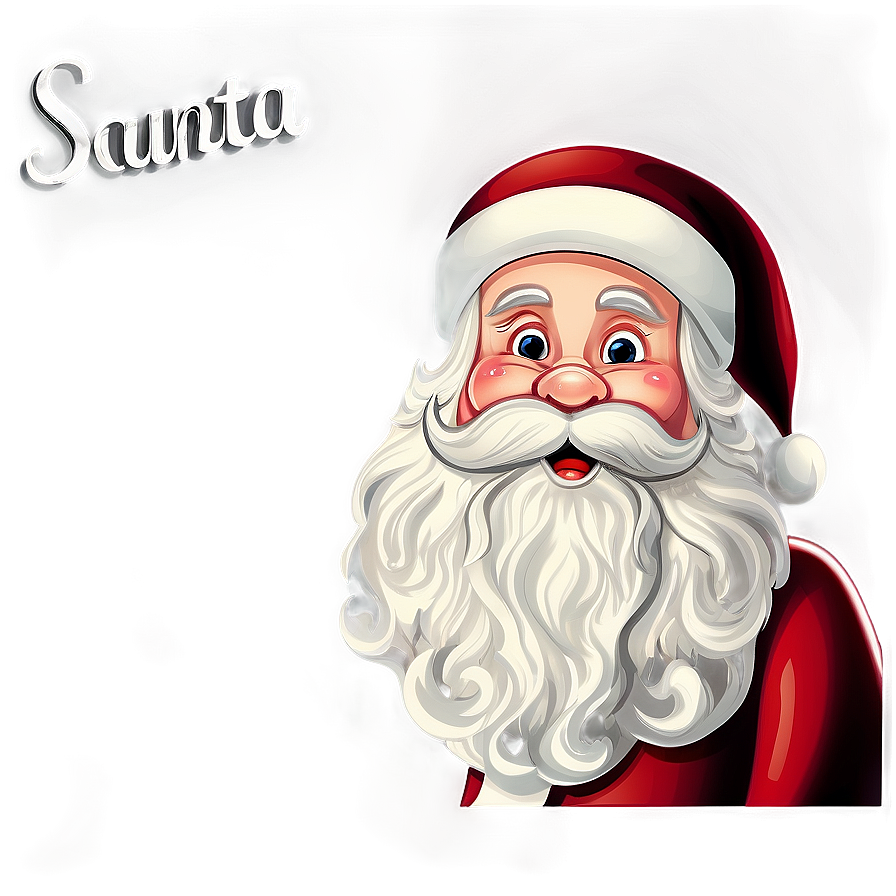 Santa Clipart B PNG image