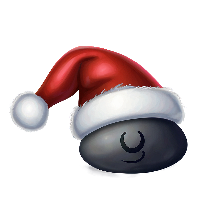 Santa Hat Cartoon Emoji Png Eso95 PNG image