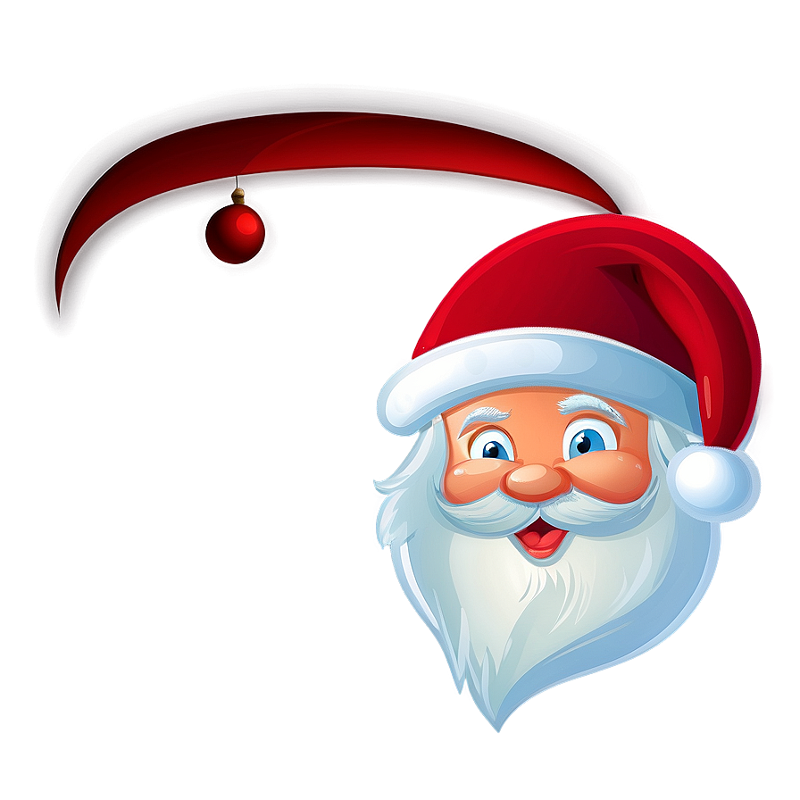 Santa Hat Cartoon Graphic Png 06272024 PNG image