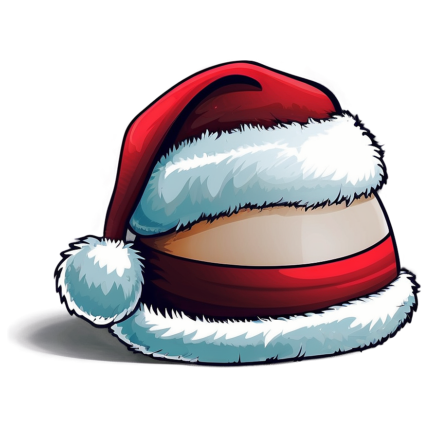 Santa Hat Cartoon Graphic Png 20 PNG image