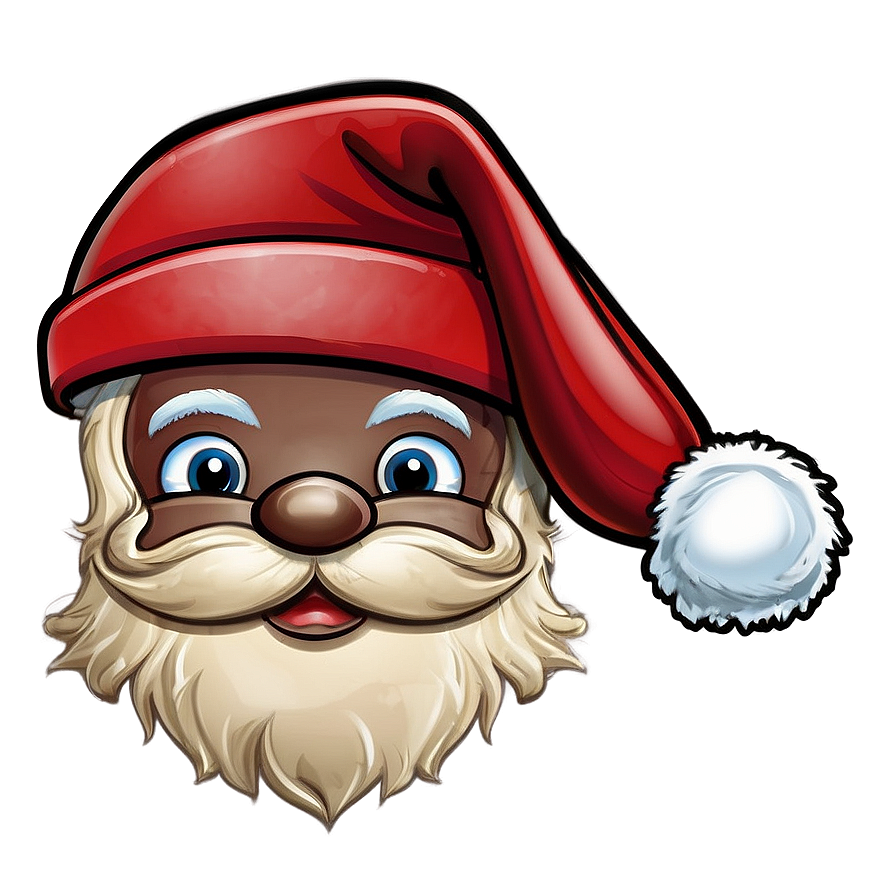 Santa Hat Cartoon Illustration Png 06272024 PNG image