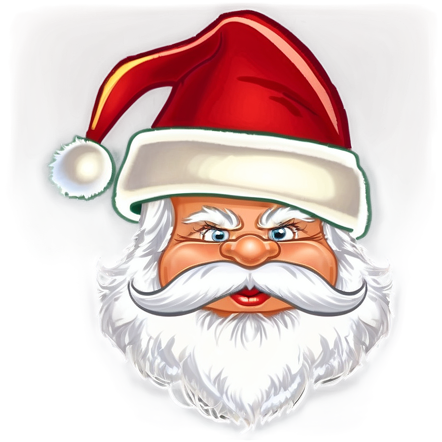 Santa Hat Cartoon Profile Png 06272024 PNG image