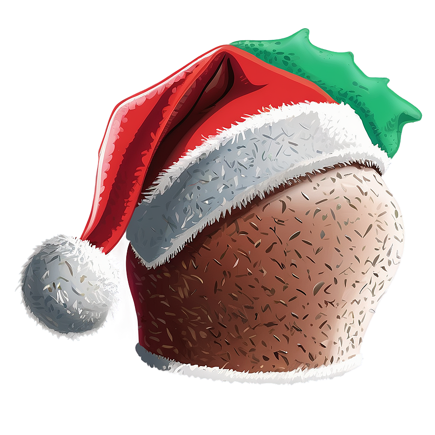 Santa Hat Cartoon Scene Png 28 PNG image