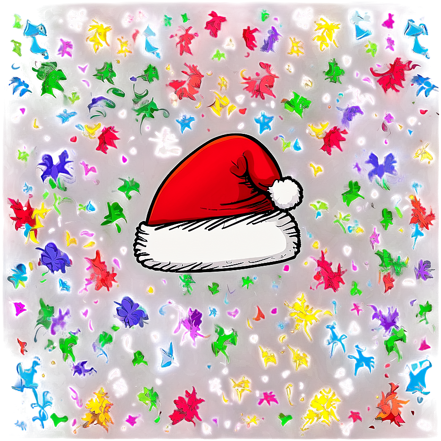 Santa Hat Cartoon Sketch Png Pts PNG image