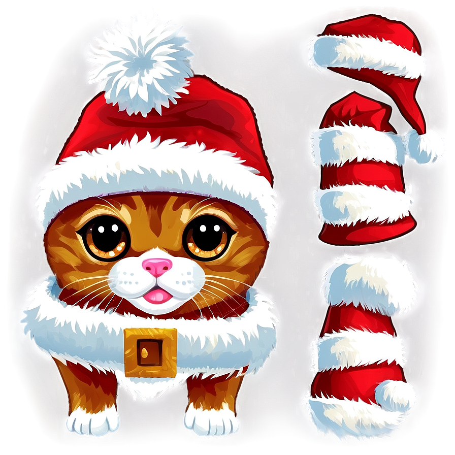 Santa Hat For Pets Png 31 PNG image