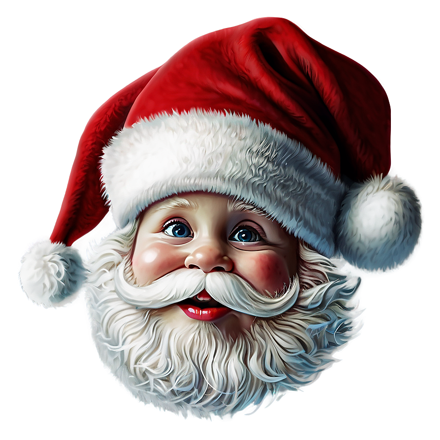 Santa Hat Outline Clipart Png 06262024 PNG image