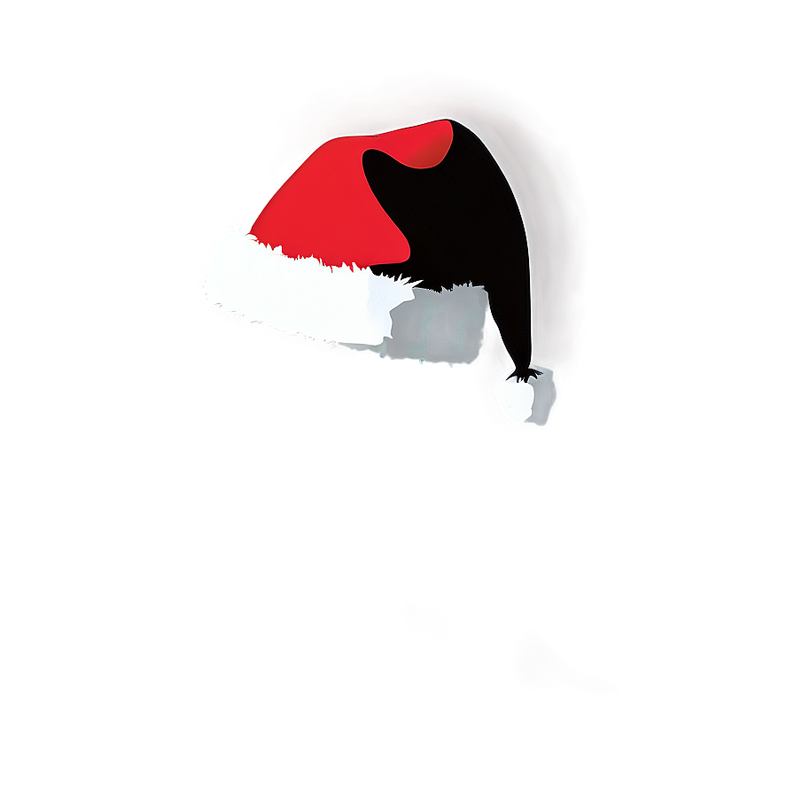 Santa's Cap Silhouette Png Ref37 PNG image