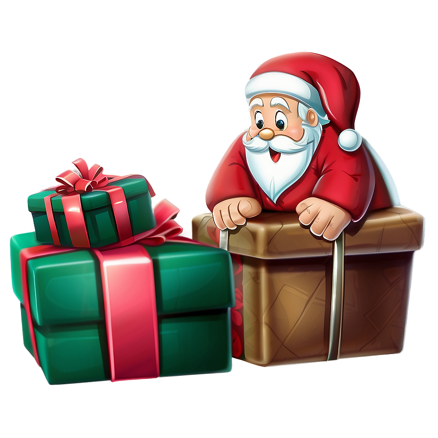 Santa's Christmas Gifts Png 05242024 PNG image