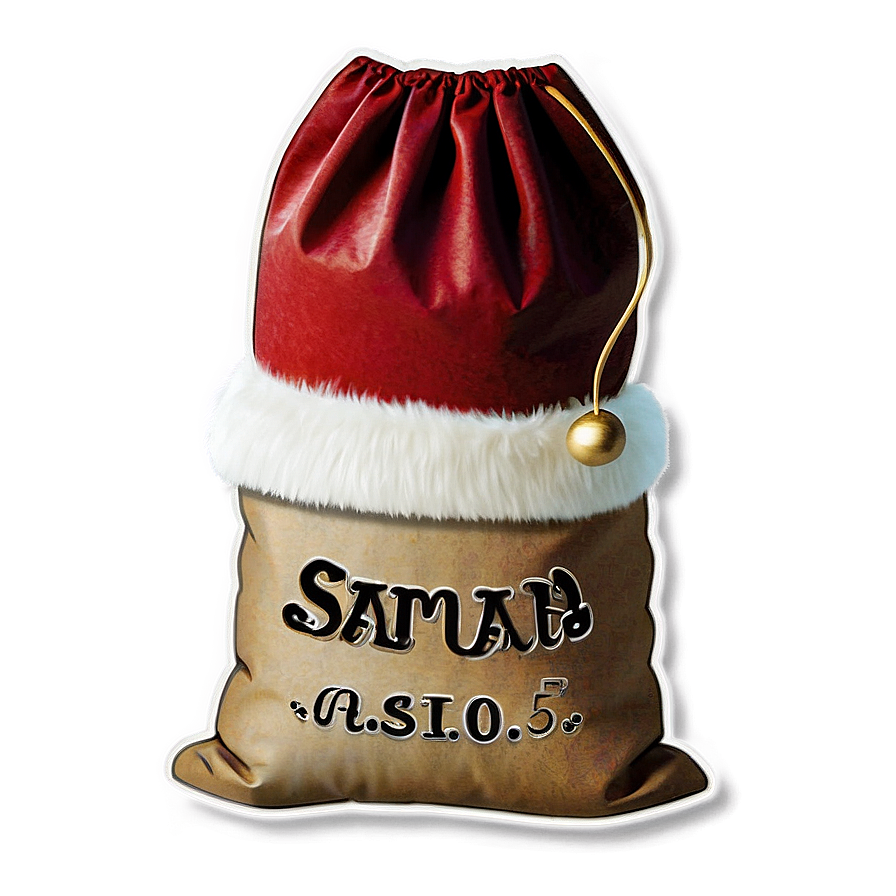 Santa Sack Png 06282024 PNG image