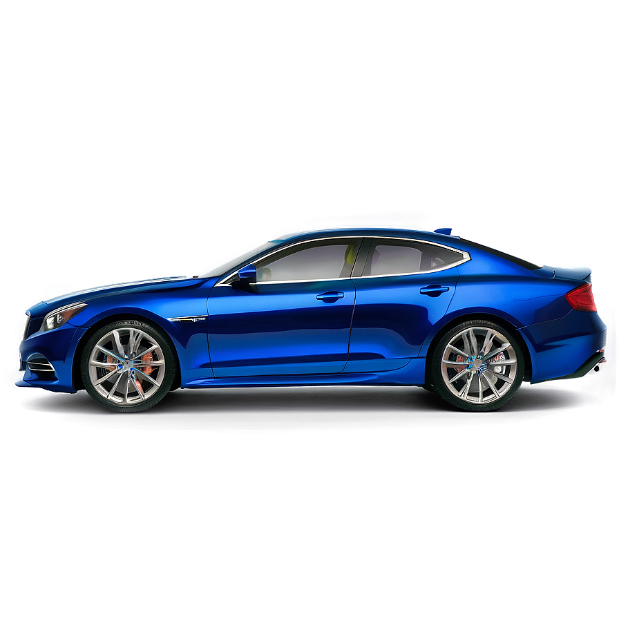 Sapphire Blue Car Depiction Png Vvs55 PNG image