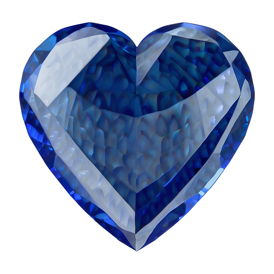 Sapphire Blue Heart Emoji Png 46 PNG image