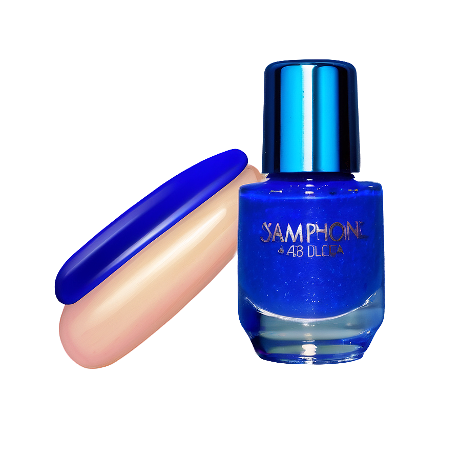 Sapphire Blue Nail Polish Png 73 PNG image