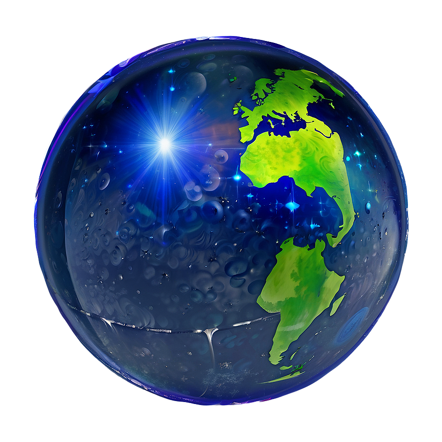 Sapphire Blue Planet Shine Png Yff PNG image