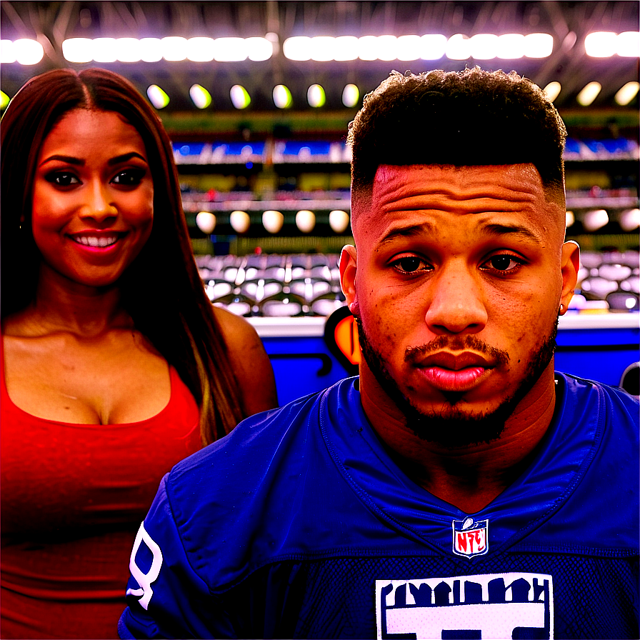 Saquon Barkley Family Time Png Rqy PNG image