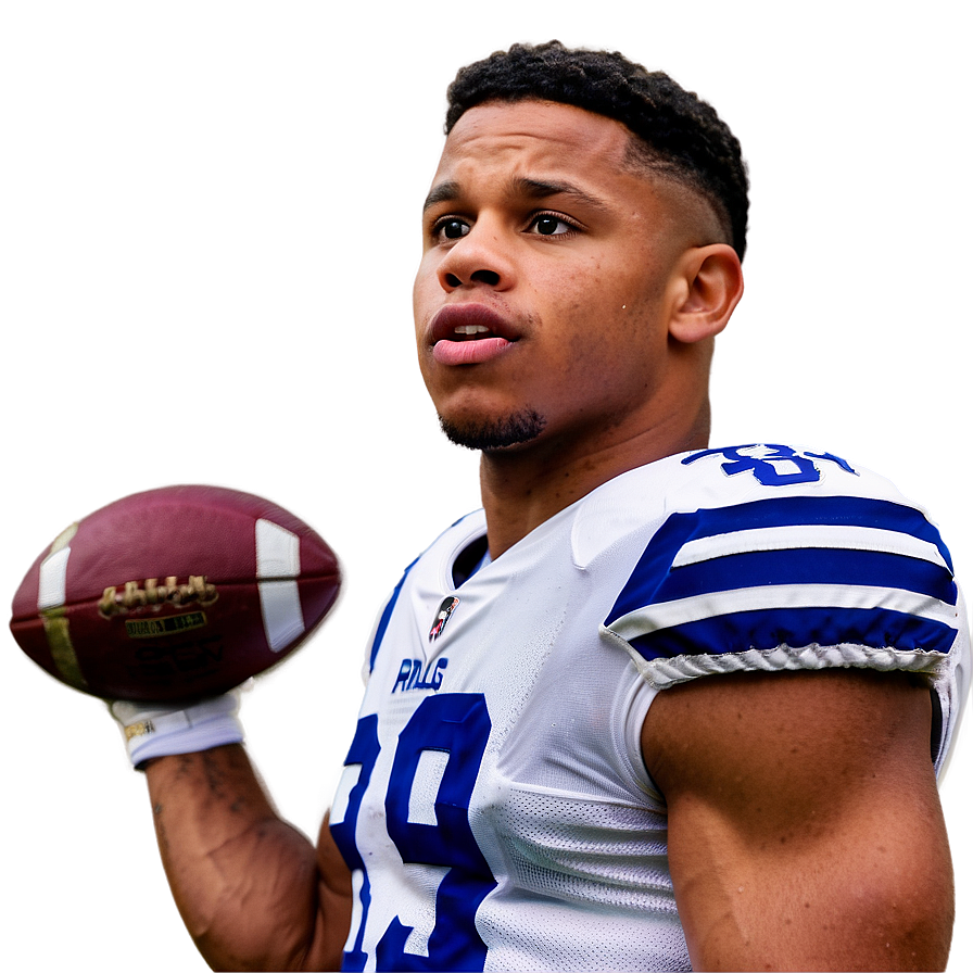 Saquon Barkley Historic Milestone Png Cen PNG image