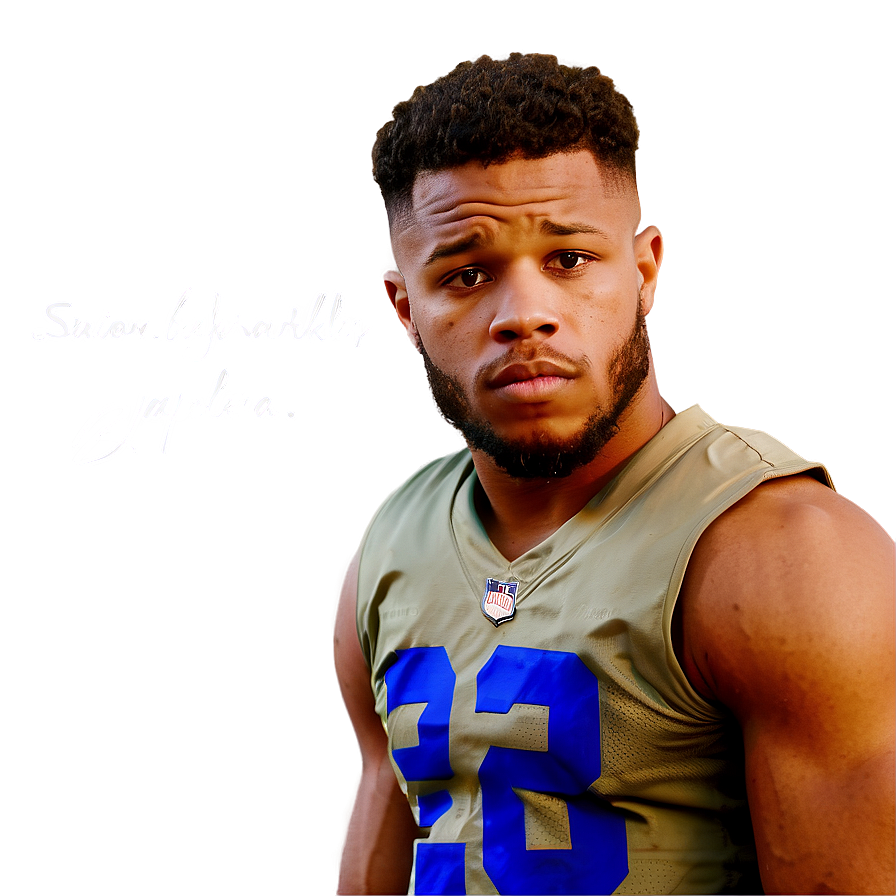 Saquon Barkley Inspirational Quote Png 06122024 PNG image