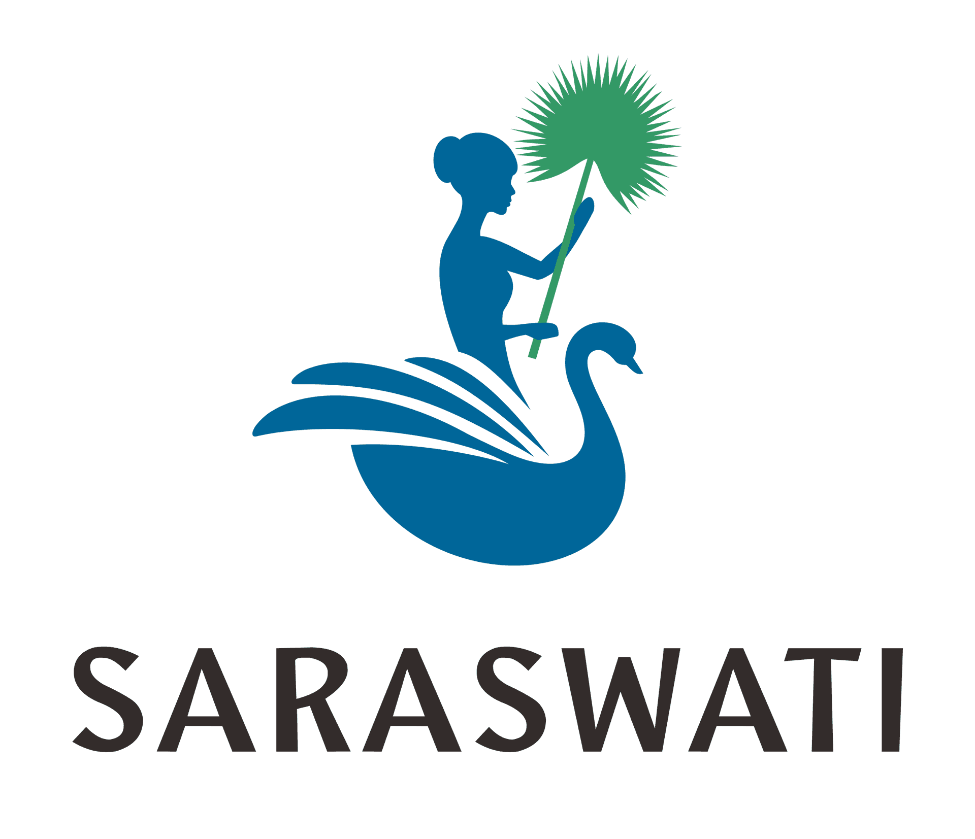 Saraswati Logo Design PNG image