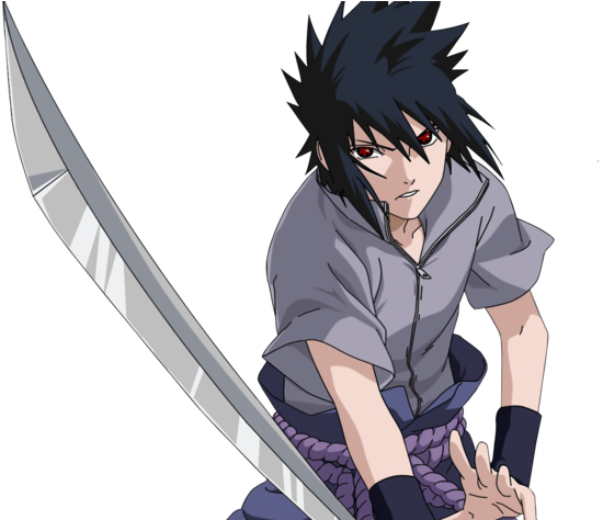 Sasuke Uchiha Readyfor Battle.png PNG image