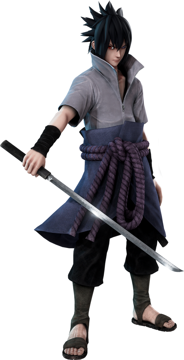 Sasuke Uchiha With Sword PNG image