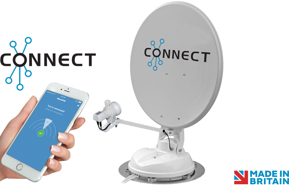 Satellite Dish Connection Concept PNG image