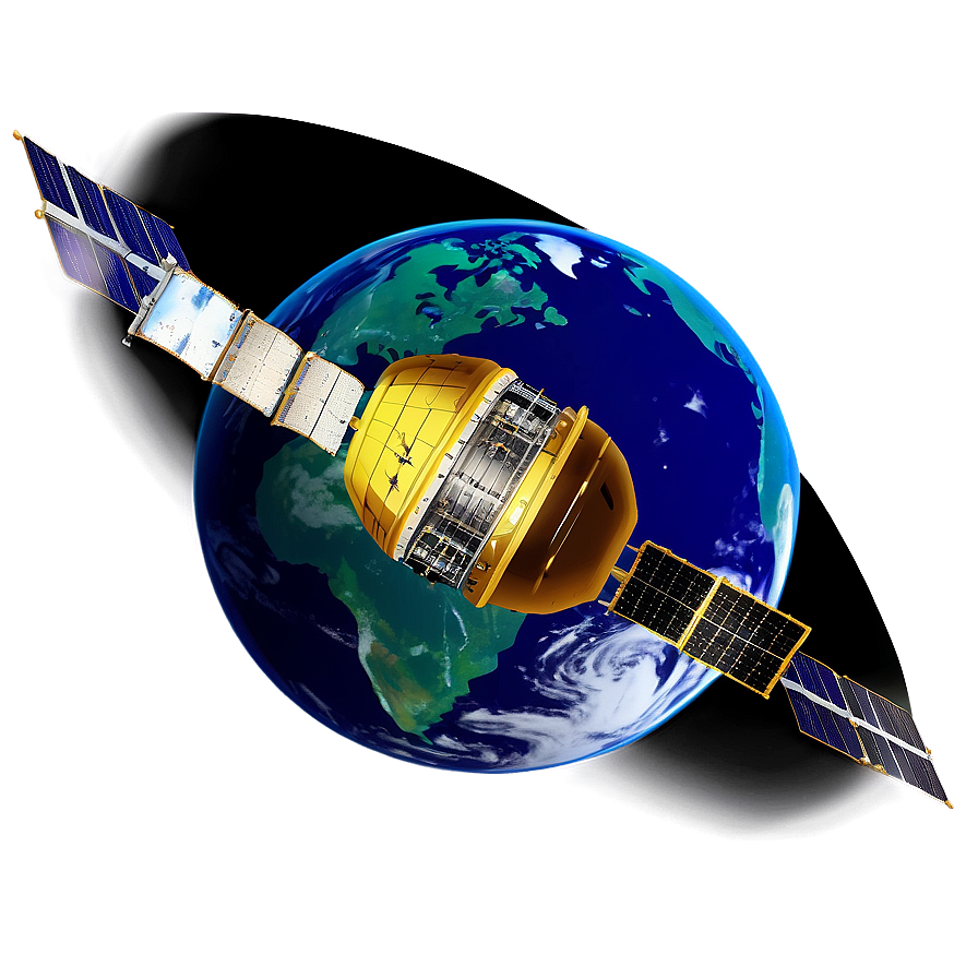 Satellite In Orbit Png 05252024 PNG image