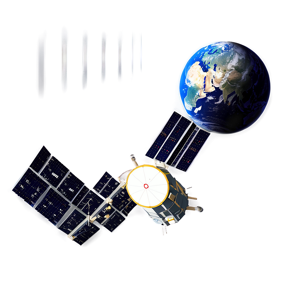 Satellite Orbiting Earth Png Uyh PNG image