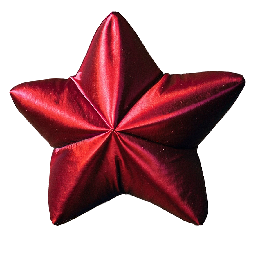 Satin Red Star Png 95 PNG image