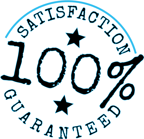 Satisfaction Guarantee100 Percent Seal PNG image