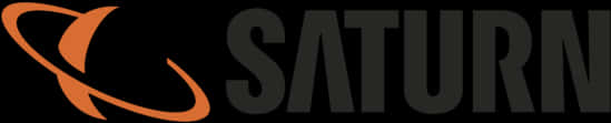 Saturn Logo Black Background PNG image