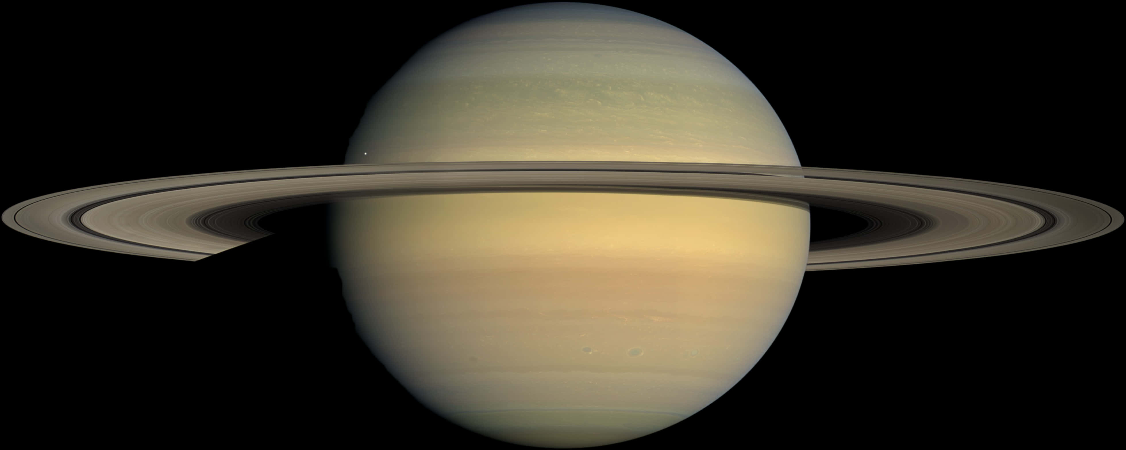 Saturn Planet Rings Space View PNG image