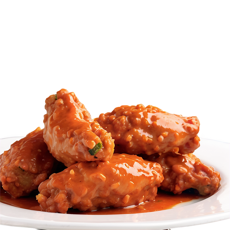 Saucy Buffalo Wings Png 06282024 PNG image