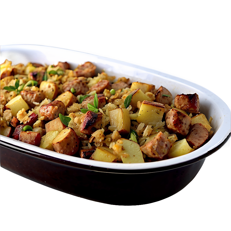 Sausage And Apple Stuffing Png Uvl60 PNG image