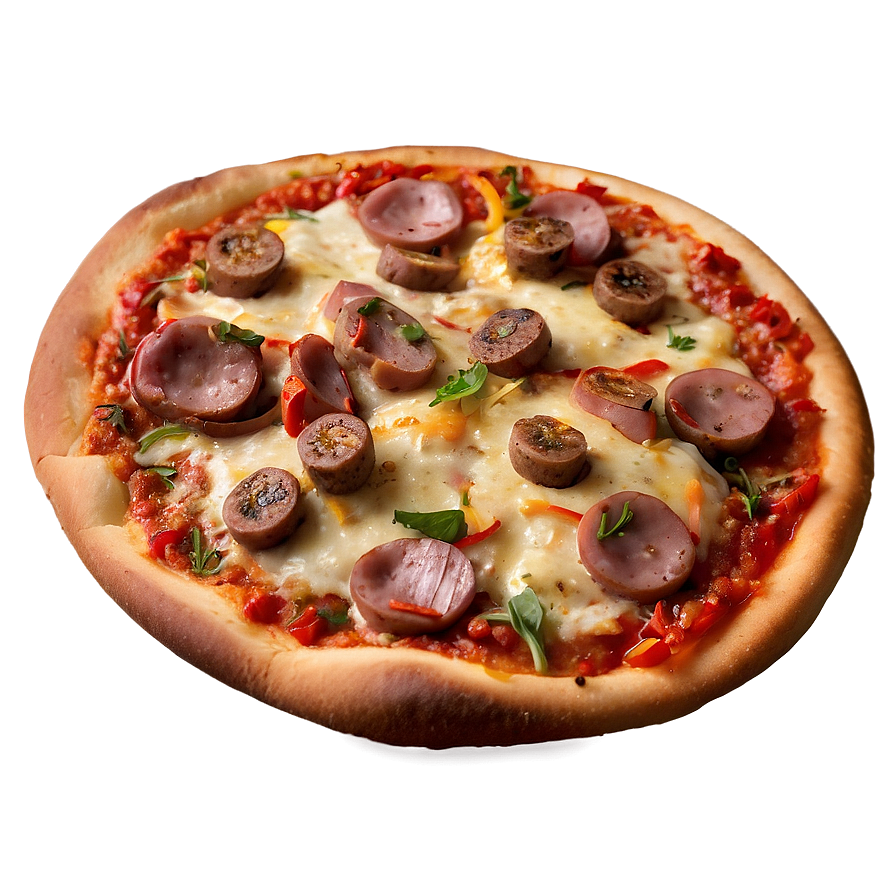 Sausage And Peppers Pizza Png 04292024 PNG image