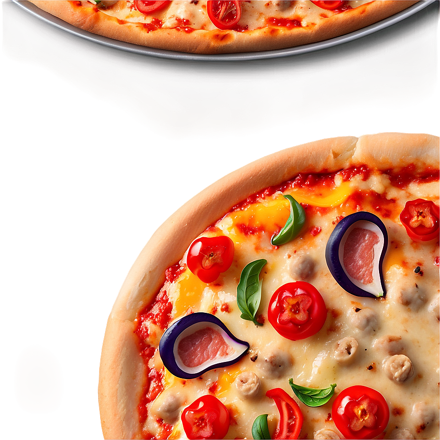 Sausage And Peppers Pizza Png Hfc92 PNG image