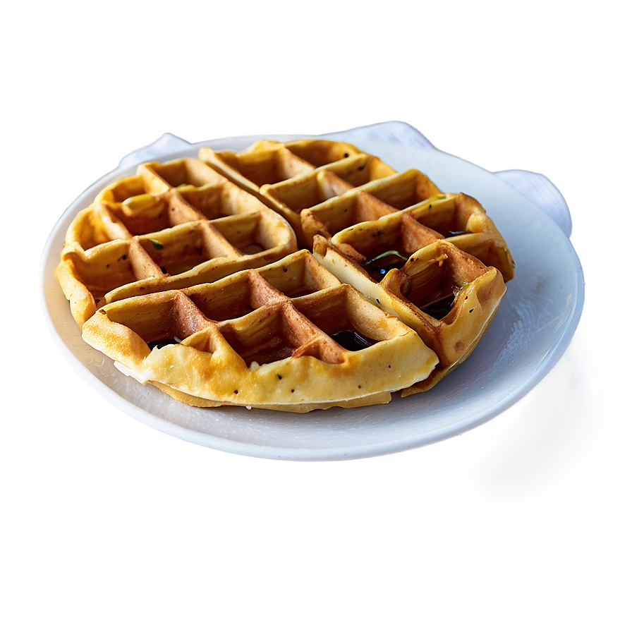 Savory Cheese Waffle Png 05212024 PNG image