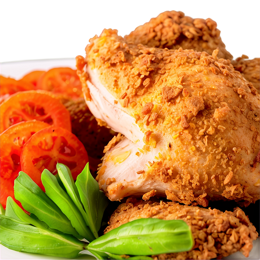Savory Fried Chicken Png Lpq PNG image