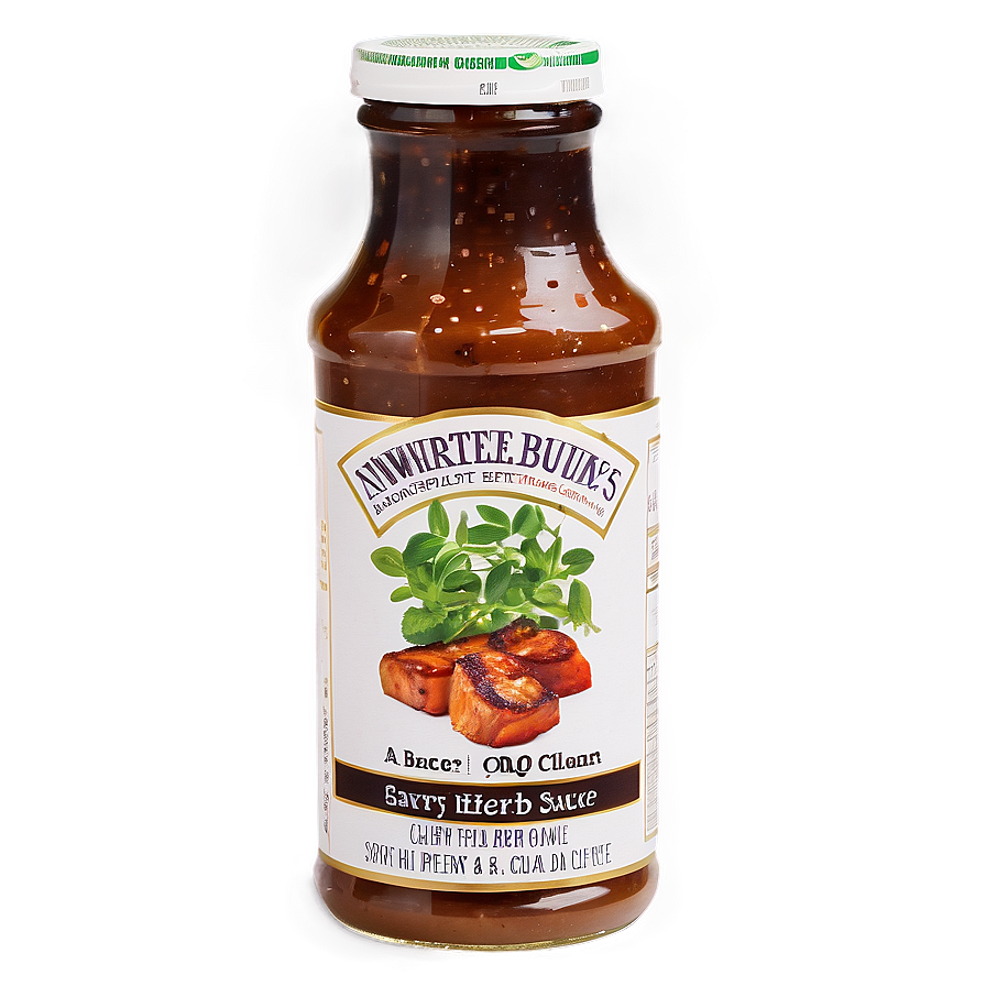 Savory Herb Bbq Sauce Png Kfy68 PNG image