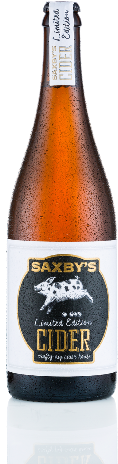 Saxbys Cider Limited Edition Bottle PNG image