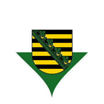 Saxony Anhalt Heart Emblem PNG image