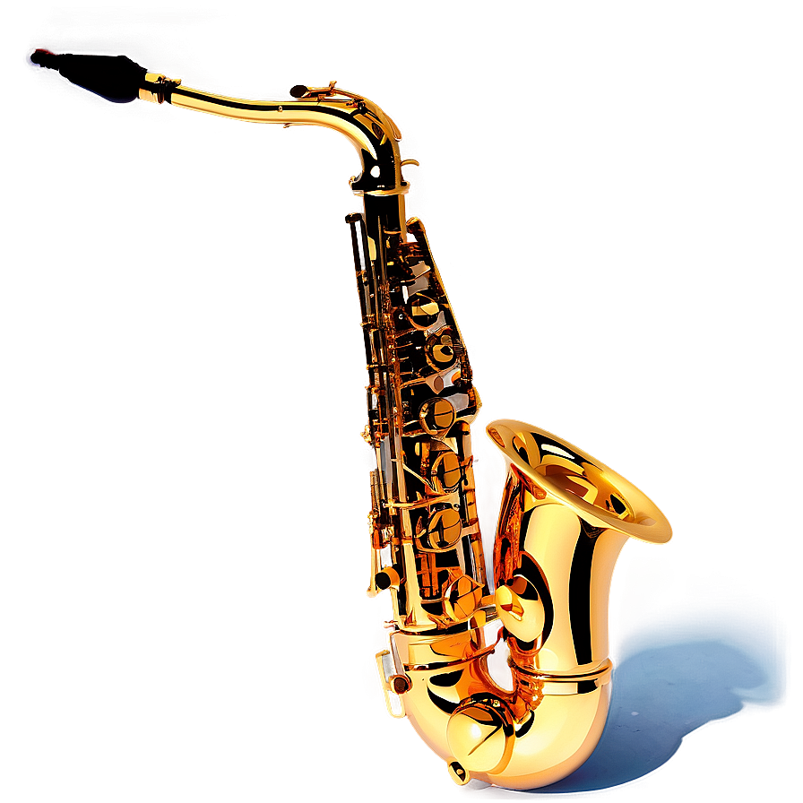 Saxophone In Golden Hour Png 05252024 PNG image