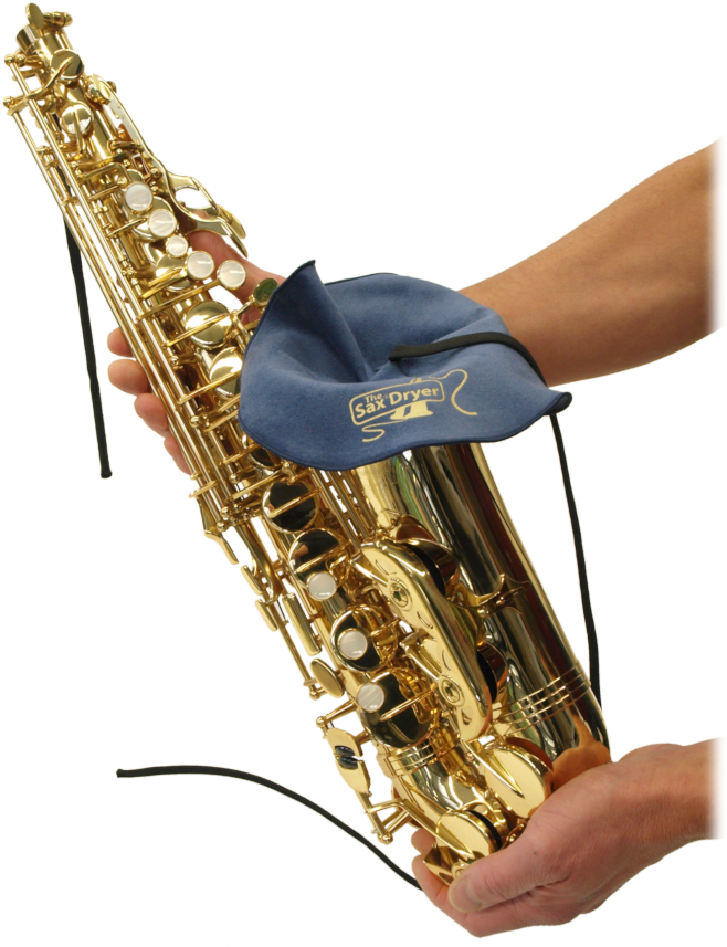 Saxophonewith Swab Cleaning Tool PNG image