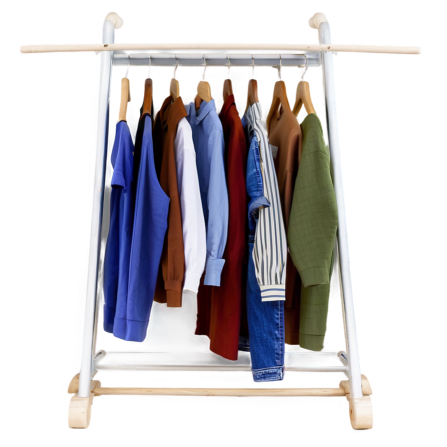 Scandinavian Clothes Rack Png Btt10 PNG image