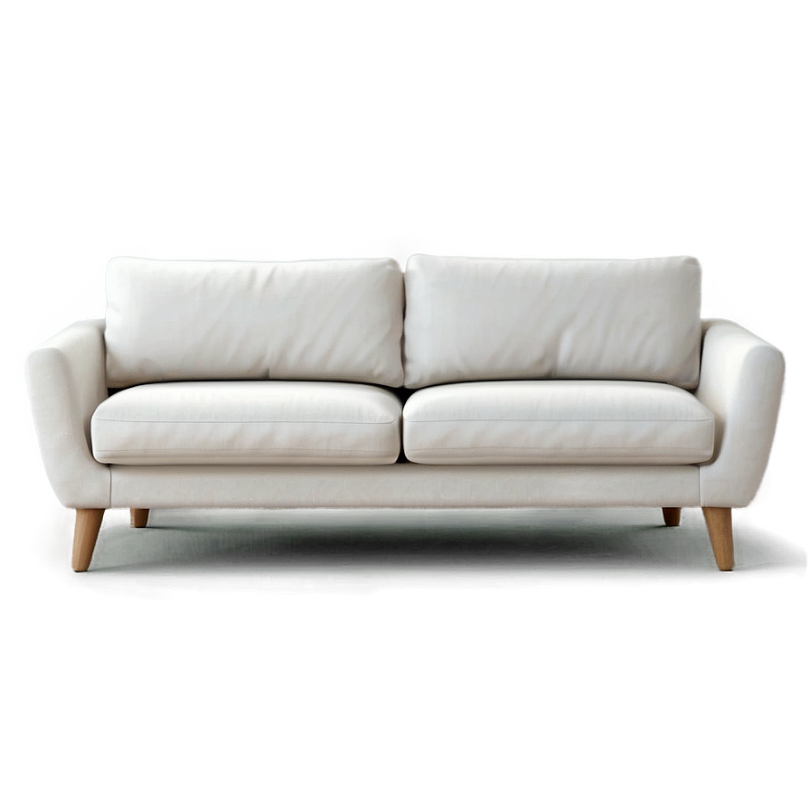 Scandinavian Style White Couch Png Igs10 PNG image